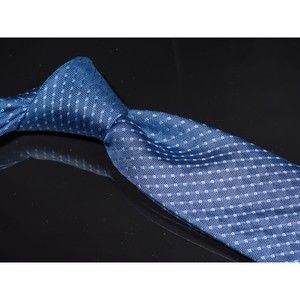 Jos. A. Bank Reserve Silk Tie Blue White Checks Mens Designer Necktie Skinny